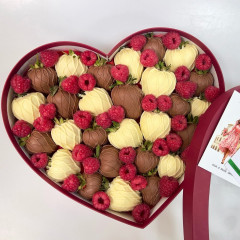 Клубничное сердце «Raspberry paradise»
